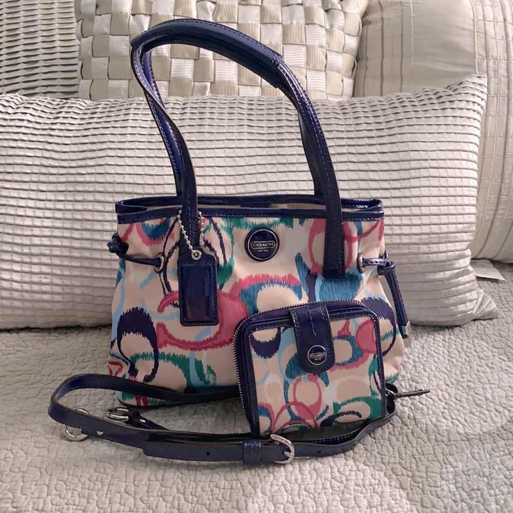Coach Signature Mini Carryall & Wallet
